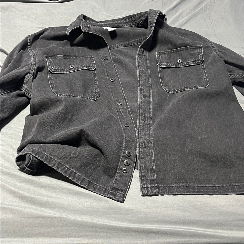 Large black HM Jean jacket